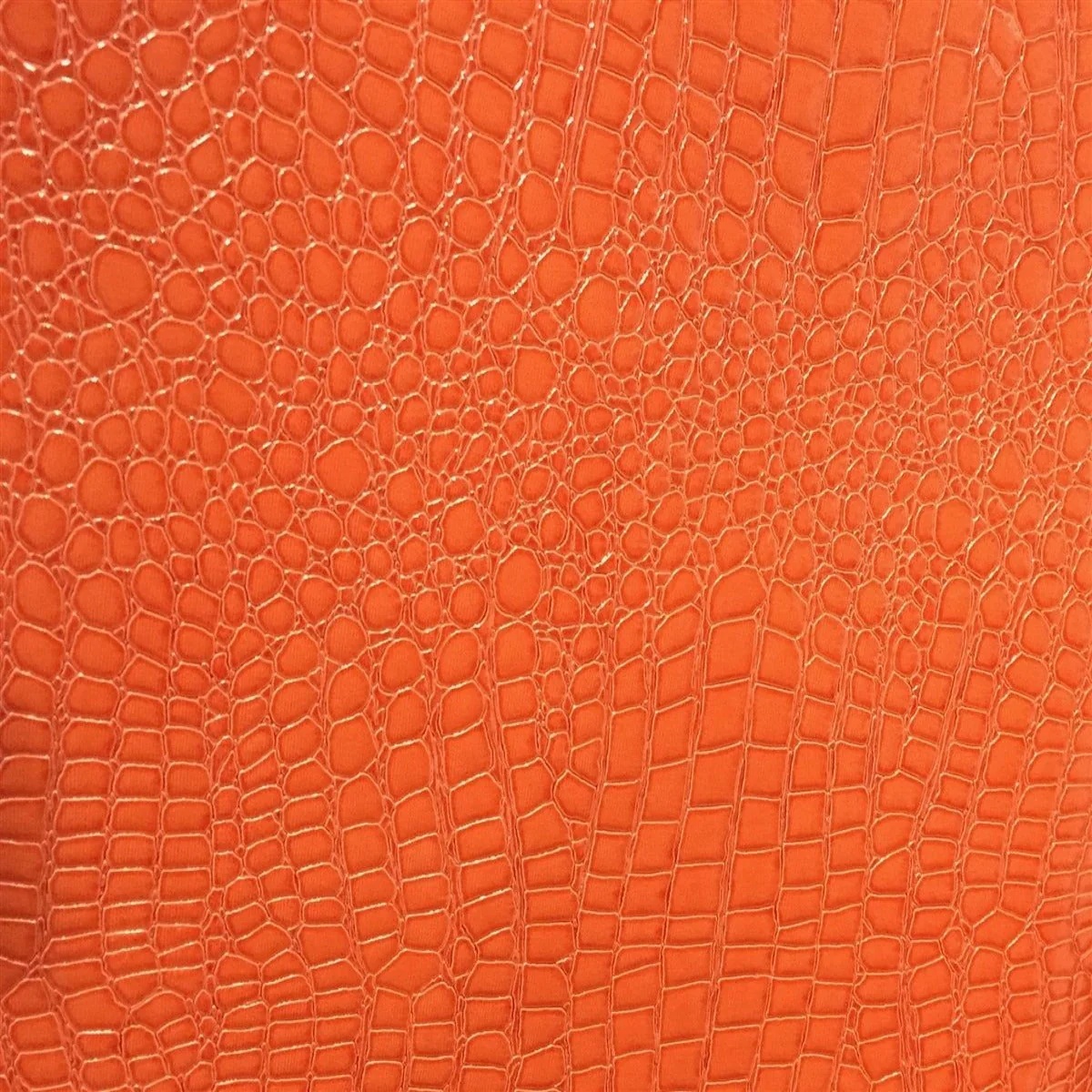 Faux Crocodile - Orange