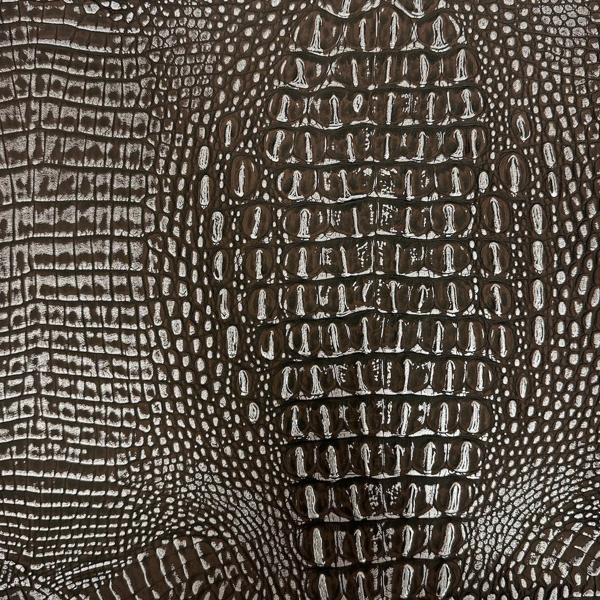 Mugger 2-Tone Gator - Brown Silver
