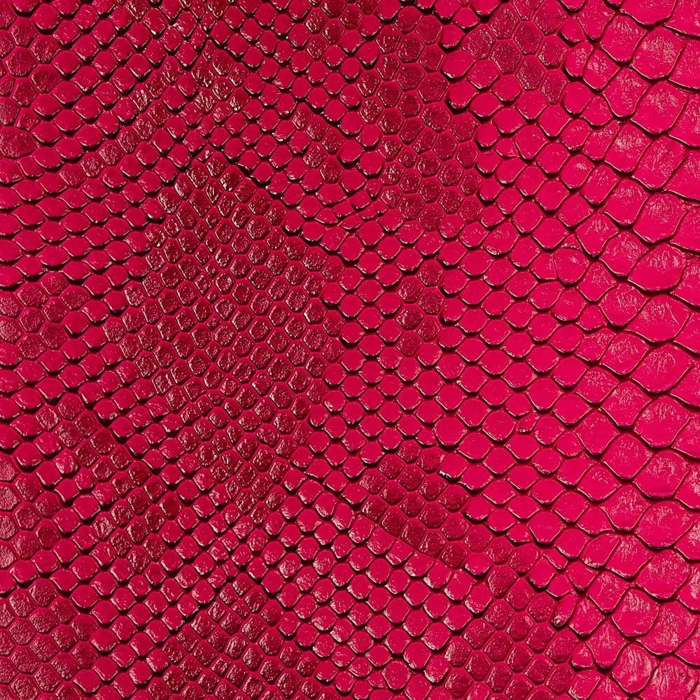 Viper Faux Snakeskin - Fuchsia