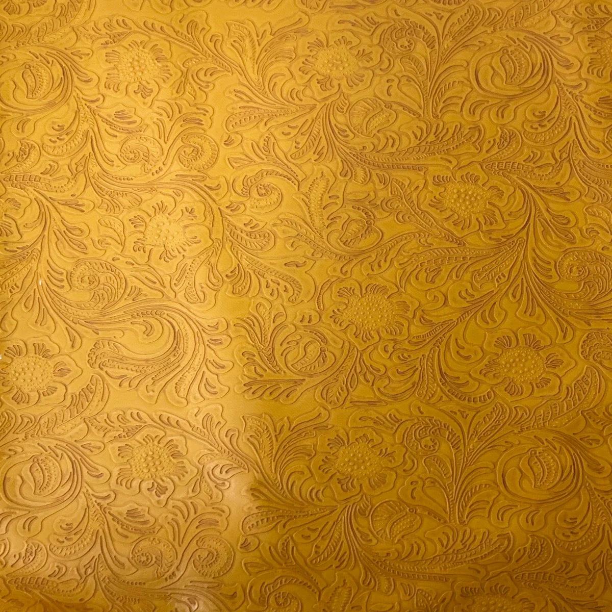Western Floral - Mustard Yellow