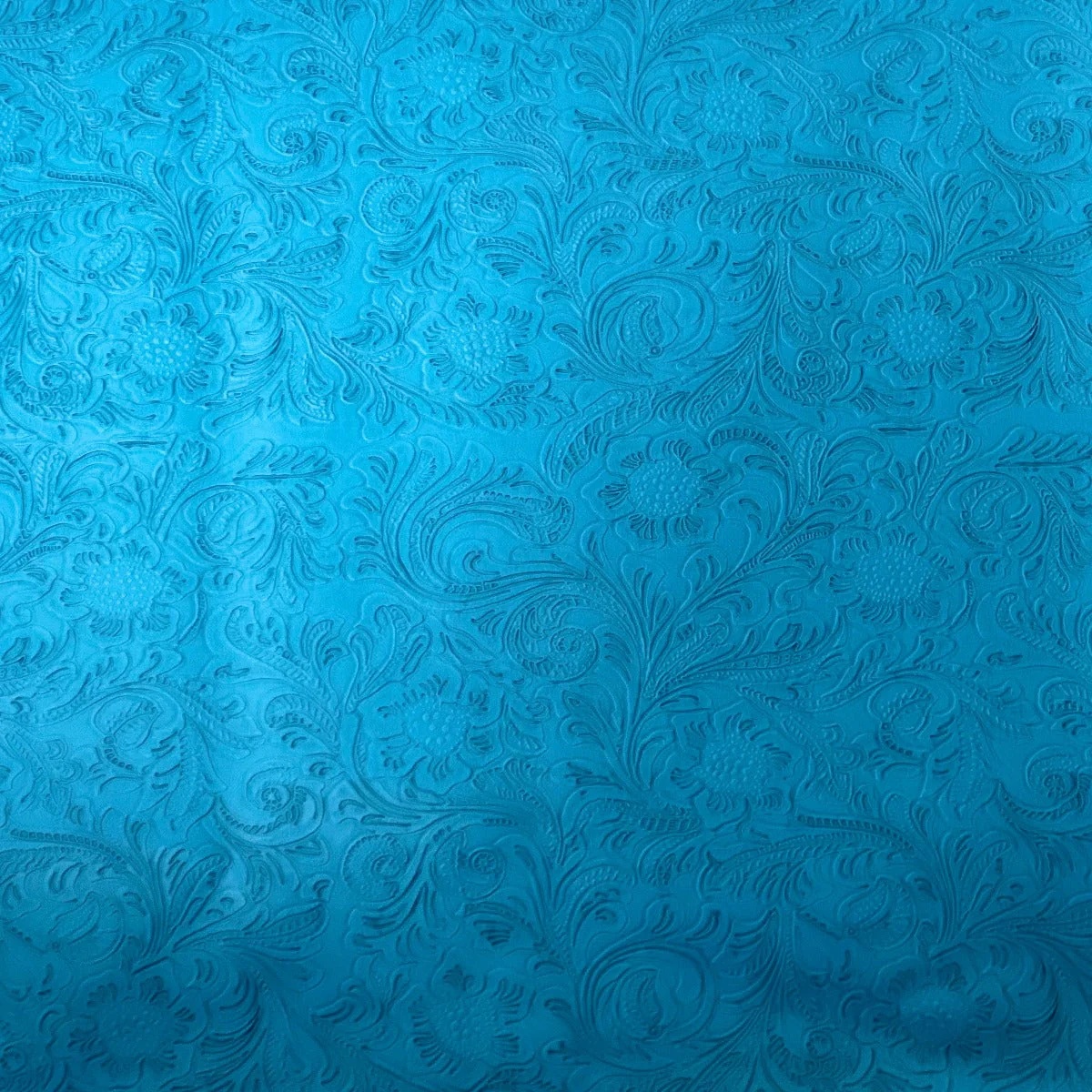 Western Floral - Ocean Blue